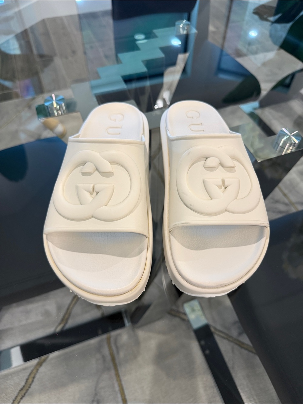 Soft rubber GG Off White